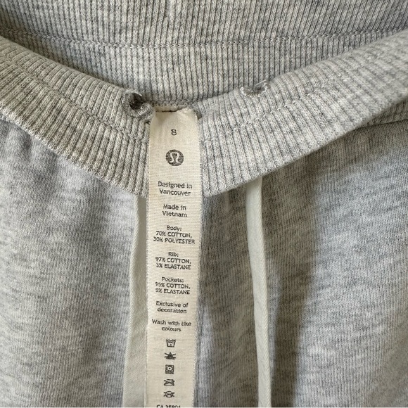 Lululemon Scuba High-Rise Jogger Heathered Core Ultra Light Grey Size 8 - Picture 9 of 10